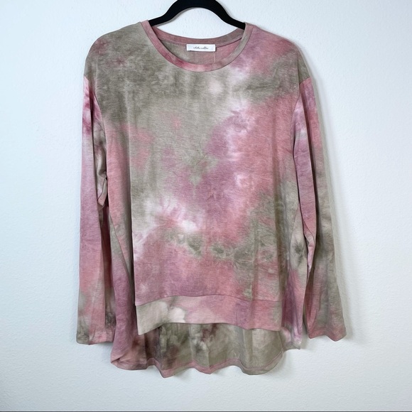 White Willow Tie-Dye Sweater Sz Large - Picture 8 of 12